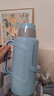 SIMELO施美樂明月保溫壺玻璃內(nèi)膽熱水瓶保溫瓶熱水壺宿舍3.2L典雅藍(lán) 曬單實(shí)拍圖