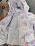 巴拉巴拉童裝女童棉服兩件套2024秋冬裝印花連帽外套潮流戶外208424106003 曬單實拍圖