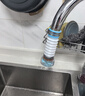 廚房水龍頭防濺花灑過濾器延伸器可旋轉(zhuǎn)伸縮自來水節(jié)水濾水器通用 水龍頭防濺頭【顏色隨機(jī)3個(gè)裝】 曬單實(shí)拍圖