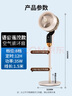 鉆石牌電風(fēng)扇空氣循環(huán)扇落地扇家用風(fēng)扇渦輪換氣扇循環(huán)對流風(fēng)扇落地大風(fēng)量立式節能輕音電扇FX-L20R-LX 曬單實(shí)拍圖