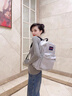 jansport杰斯伯雙肩包男女大容量電腦背包高中初中大學(xué)生書(shū)包旅行 初雪+隔層+側袋 曬單實(shí)拍圖