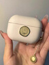 ROCK哆啦A夢Airpods pro2保護(hù)套Apple Airpods pro2代耳機(jī)保護(hù)殼皮革可愛防盜防摔防塵防指紋火漆印章 曬單實拍圖