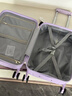 voyagetimeVT行李箱拉桿箱萬(wàn)向輪學(xué)生旅行箱 紫色 20英寸 可登機 曬單實(shí)拍圖