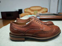 BOSSERT輕奢布洛克雕花正裝情人節禮物德比鞋男商務(wù)鞋高端新郎鞋真皮皮鞋 淺棕色 42 (260mm) 曬單實(shí)拍圖