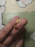 中國黃金（CHINA GOLD）黃金耳釘女士999足金雪花耳釘七夕情人節禮物送女友老婆 【京速達】耳釘約0.8g*甄選禮盒 曬單實(shí)拍圖