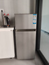 海爾（Haier）冰箱小型二門(mén)辦公室迷你小冰箱節能直冷家用租房家電冷藏冷凍超薄雙開(kāi)門(mén)省電小型冰箱 118升、360°立體制冷、低溫補償 曬單實(shí)拍圖