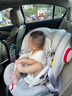 貓頭鷹（SAVILE）妙轉兒童安全座椅嬰兒汽車用寶寶0-4-7歲360度iSize可坐可躺 【升級款】妙轉 銀白 曬單實拍圖