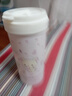 喜具杯【熊妹保溫杯】316不銹鋼可愛(ài)吸管杯大容量高顏值便攜女學(xué)生水杯 熊妹保溫杯500ml帶茶隔 杯子+二根粉色提繩+卡通掛件 曬單實(shí)拍圖
