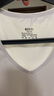 紅豆（Hodo）【襯衫伴侶】男士打底棉背心春夏內搭透氣商務(wù)外穿運動(dòng)坎肩禮盒裝 男士商務(wù)白（進(jìn)階版100S長(cháng)絨棉） 2XL (180) 曬單實(shí)拍圖