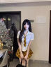 蝶嬌諾（DIEJIAONUO）連衣裙子女夏季2025新款韓系氛圍美式JK制服套裝女夏季學(xué)院風(fēng)辣妹 圖片色套裝 S 曬單實拍圖