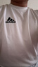 阿迪達斯（adidas）短袖t恤男士夏季圓領大碼寬松透氣健身跑步訓練運動休閑半袖 白色GM5509速干款吸濕排干 S 推薦120-135斤 曬單實拍圖