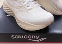 Saucony索康尼彭于晏同款勝利22跑步鞋男緩震舒適慢跑鞋米咖啡40 曬單實(shí)拍圖