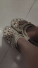 卡駱馳（crocs）云朵女鞋洞洞鞋厚底增高涼鞋戶外沙灘鞋包頭透氣拖鞋 W7 曬單實(shí)拍圖