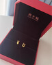 周大福 可愛小兔子胡蘿卜黃金耳釘(工費(fèi)220)約1.25g EOF190七夕 曬單實(shí)拍圖