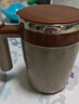 米小舒自動攪拌杯充電咖啡杯電動攪拌杯子懶人磁力旋轉(zhuǎn)杯豆奶粉生日禮物 咖色400ML【316不銹鋼】 曬單實拍圖