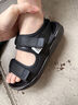 日本男童涼鞋新款夏季韓版兒童涼鞋沙灘鞋學(xué)生中大童寶寶軟底防滑 黑色2066 37 碼 碼內長(cháng)約23cm 曬單實(shí)拍圖