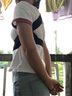 背背佳開(kāi)肩矯姿帶成人女士背部姿勢帶防勒美背改善坐站姿背帶-星耀黑M 曬單實(shí)拍圖