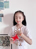 QMXD兒童寶寶轉(zhuǎn)運珠手鏈女款紅繩編織diy手繩可穿黃金中高考加油禮物 紅繩【兒童款】 曬單實拍圖