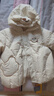 巴拉巴拉嬰兒羽絨服男童冬季女童短款外套花朵造型甜美萌208424107233 曬單實(shí)拍圖