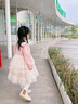 G.DUCKKIDS小黃鴨童裝公主裙女童連衣裙春秋季中小童女孩甜美長(zhǎng)袖網(wǎng)紗裙子 粉色-cmmoimg 120 適合110-120cm年齡6-7歲 曬單實(shí)拍圖