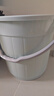 福愛(ài)家20L大號(hào)加厚提水桶洗衣桶塑料儲(chǔ)水桶洗澡桶拖把桶洗車(chē)桶泡腳桶 曬單實(shí)拍圖