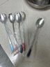 島奇（Daoqi）島奇316不銹鋼勺子專人湯匙專用調(diào)羹湯勺精致食品級(jí)家用高顏值 316不銹鋼勺【混色5支裝】 曬單實(shí)拍圖