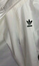 adidas情侶款復(fù)古風(fēng)梭織立領(lǐng)夾克外套男女秋季阿迪達(dá)斯官方三葉草 亮白 XL 曬單實拍圖