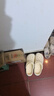 名創(chuàng)優(yōu)品（MINISO）洞洞鞋男女夏季外穿沙灘涼鞋防滑厚底踩屎感包頭涼拖鞋白色40-41 曬單實(shí)拍圖