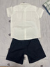 戴維貝拉（DAVE＆BELLA）禮服表演服裝演出服學院紳士周歲禮服寶寶衣服兒童套裝男童夏裝 白色 140 cm（建議身高130-140cm） 曬單實拍圖