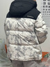 波司登冬季羽絨服KH聯(lián)名男女情侶款運動連帽新國標90絨學(xué)生外套 曬單實拍圖