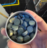 小麥公桿皮頭臺球桿11mm小頭桿皮頭球房俱樂部桌球桿皮頭臺球用品 小麥一盒(40顆)11mm新版 曬單實拍圖