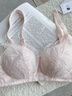 黛安芬/Triumph錦繡系列新品內衣女輕盈蕾絲紅品文胸E004391/E004392 淺粉色-VL（無(wú)鋼圈聚攏款） 75B 曬單實(shí)拍圖