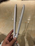 奧克斯（AUX）卷發(fā)棒直發(fā)夾板兩用卷發(fā)神器負離子電夾板大卷燙發(fā)夾劉海小型熨板男士短發(fā)美發(fā)HS-705白色 曬單實(shí)拍圖