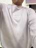 VALITOR YINEvy男裝春秋季男士長(cháng)袖圓領(lǐng)衛衣新款寬松休閑套頭衫上衣 750562淺灰色 常規 L /50(175/92A) 曬單實(shí)拍圖