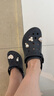 卡駱馳（crocs）洞洞鞋女 貝拉Clog戶(hù)外沙灘鞋透氣休閑鞋涼拖鞋 210062-11S M6W8 曬單實(shí)拍圖