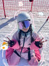 KEEP MONEY雪季新款冰激凌漸變滑雪服男女單板保暖防風(fēng)防水寬松加厚滑雪衣 唇脂粉紅色漸變滑雪服套裝 L 曬單實(shí)拍圖