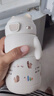 蘇泊爾（SUPOR）兒童保溫杯水杯水壺316不銹鋼學(xué)生上學(xué)吸管杯 椰奶白KCV50CM20 曬單實(shí)拍圖