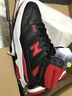 NEW BALANCE穩定緩震小白鞋高幫休閑籃球板鞋 BB650RBR-D 黑紅   40 曬單實(shí)拍圖