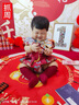 WVD國(guó)際品牌周歲禮服女寶寶春夏款中式冠衣嬰兒百天一歲抓周生日宴會(huì)服童唐裝 長(zhǎng)袖秋冬款+披肩 均碼 曬單實(shí)拍圖