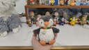 Jellycat花生企鵝動物毛絨玩偶兒童娃娃玩偶公仔毛絨生日七夕情人節(jié)禮物 黑色 Small 曬單實拍圖