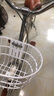 飛鴿（FLYING PIGEON）自行車成人通勤車自行車學生單車成人自行車通勤自行車女士自行車 標配奶油米|單速|輻條輪+禮包 24寸適合150-170cm 曬單實拍圖