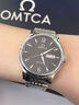 OMTCA瑞士歐米茄男表原裝男士手表機械表超薄商務(wù)鋼帶潮專(zhuān)柜名牌專(zhuān)用款 本色黑面【旗艦升級版】 曬單實(shí)拍圖