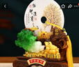 聚善緣平安招財白菜擺件平安扣客廳辦公室酒柜金蟾蜍裝飾品店鋪開業(yè)禮物 大號平安招財約25*13*32cm（#20 曬單實拍圖