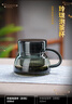 全度耐熱玻璃泡茶杯2025新款茶水分離綠茶杯家用辦公喝茶杯喝水杯 玲瓏泡茶杯【灰色】320ml 曬單實(shí)拍圖