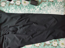 巍德（VAUDE）登山褲戶(hù)外商務(wù)休閑褲柔軟抗皺吸濕排汗防風(fēng)防潑水徒步軟殼褲男褲 VAUDE黑-VG2525301【輕殼直筒】 XL 曬單實(shí)拍圖
