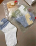 尼多熊嬰兒襪子夏季薄款棉質(zhì)女寶襪子兒童無(wú)骨舒適男寶寶網(wǎng)眼襪子 曬單實(shí)拍圖