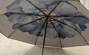 蕉下（beneunder）防紫外線遮陽(yáng)傘三折雙層黑膠晴雨傘防曬傘BM664藍(lán)鈴 曬單實(shí)拍圖