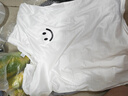 清倉撿漏尾單大牌剪標專(zhuān)柜100%純色字母白色短袖T恤男女 白色笑臉【出廠(chǎng)價(jià)】 L （105-120斤） 曬單實(shí)拍圖