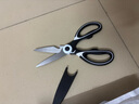 【萬人搶購】多功能熊貓剪不銹鋼雞骨烤肉家用廚房剪刀食品級剪子 黑白色熊貓剪刀1把 曬單實拍圖