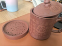 京東京造 宜興紫砂杯 手工泡茶杯【原礦清水泥】茶水分離 百福杯450ml禮盒 曬單實(shí)拍圖